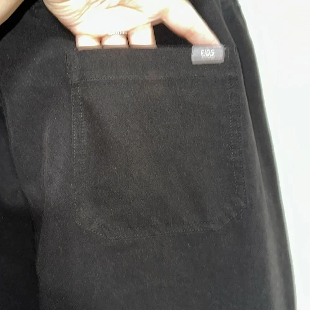 FIGS L 32 x 31 Men’s Black Technical Collection Bottom Scrub Pants